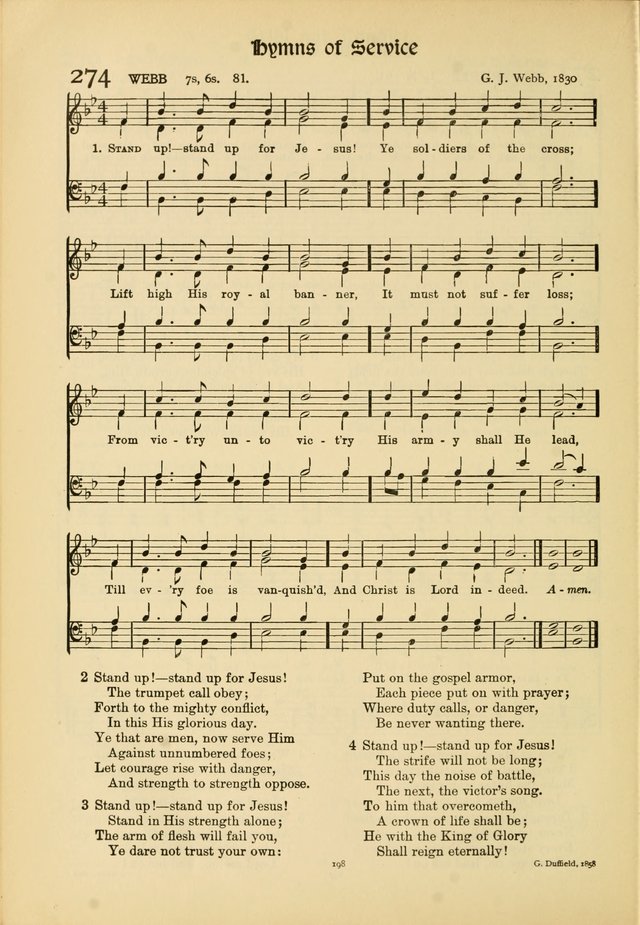 Hymns of Worship and Service. (Chapel ed.) page 198