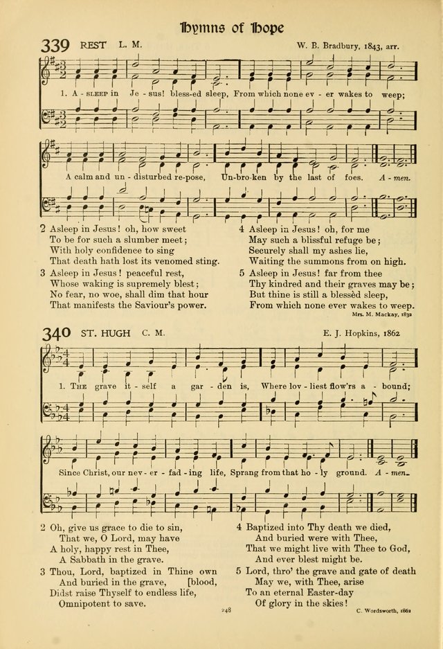 Hymns of Worship and Service. (Chapel ed.) page 248