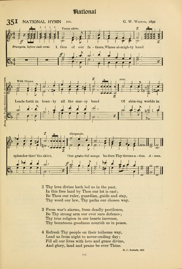 Hymns of Worship and Service. (Chapel ed.) page 255