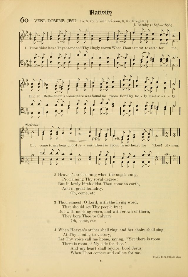 Hymns of Worship and Service. (Chapel ed.) page 44