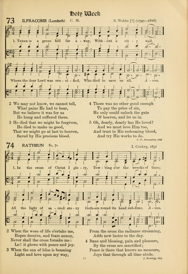 Hymns of Worship and Service. (Chapel ed.) page 53