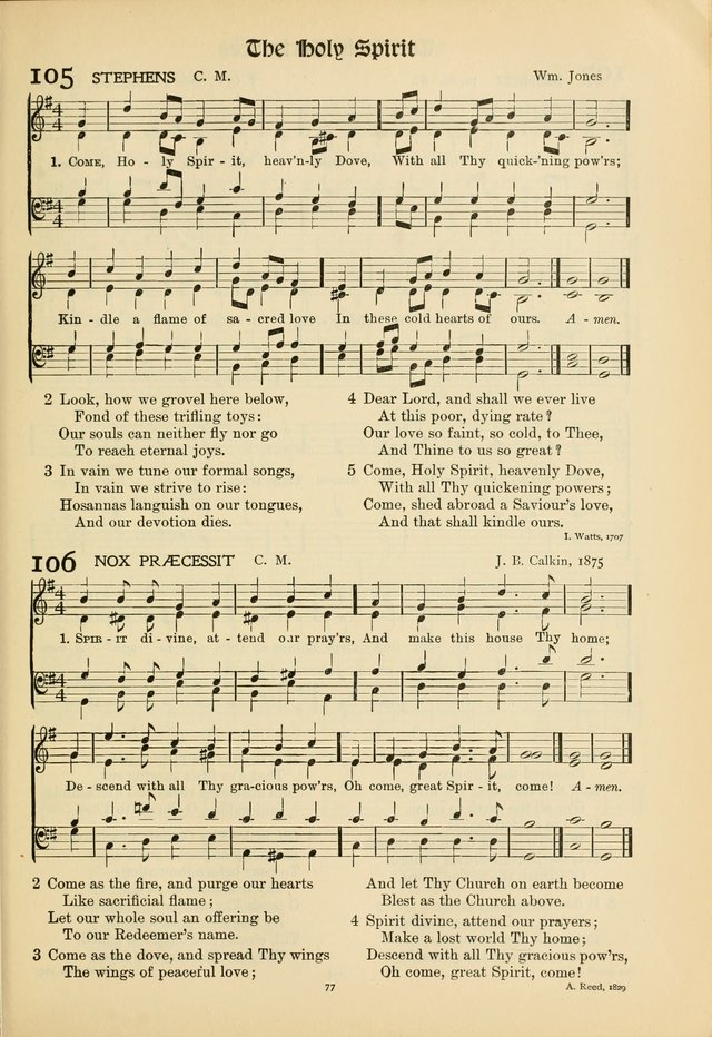 Hymns of Worship and Service. (Chapel ed.) page 77