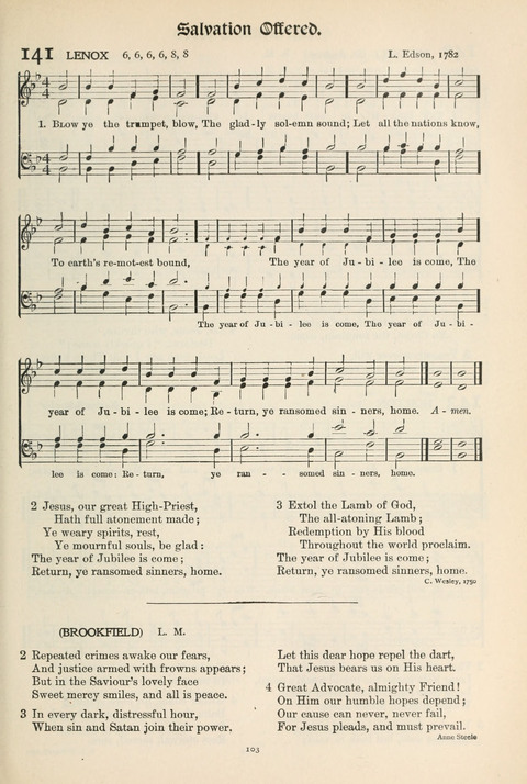 Hymns of Worship and Service: College Edition page 103