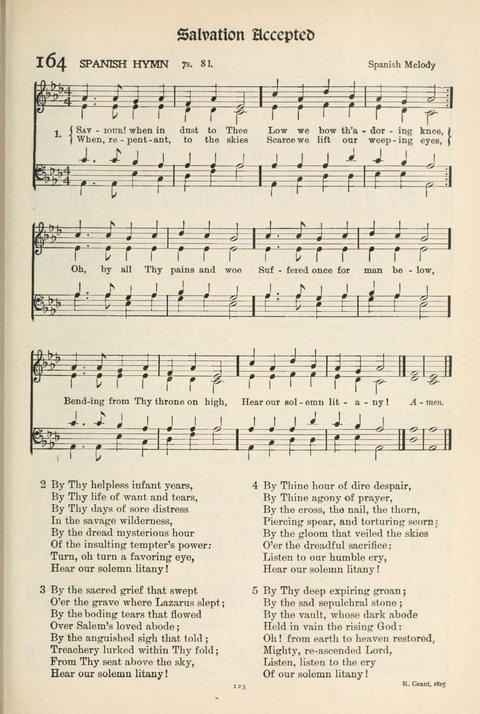 Hymns of Worship and Service: College Edition page 123