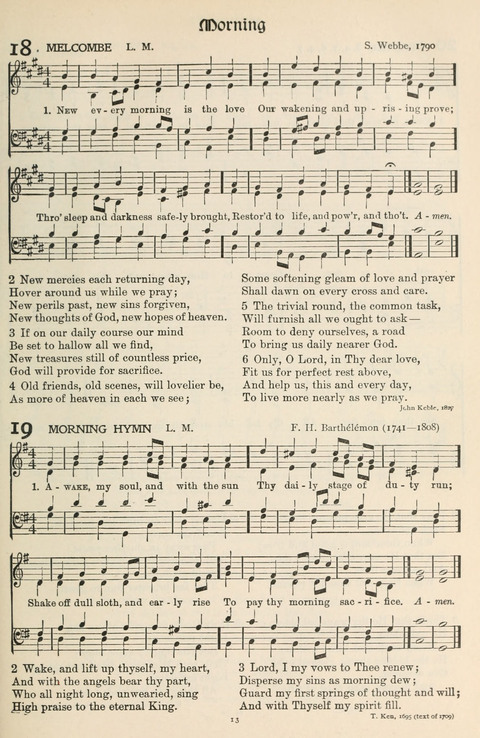 Hymns of Worship and Service: College Edition page 13