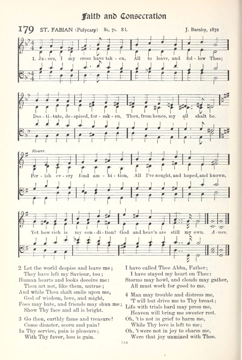 Hymns of Worship and Service: College Edition page 134