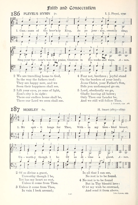 Hymns of Worship and Service: College Edition page 140