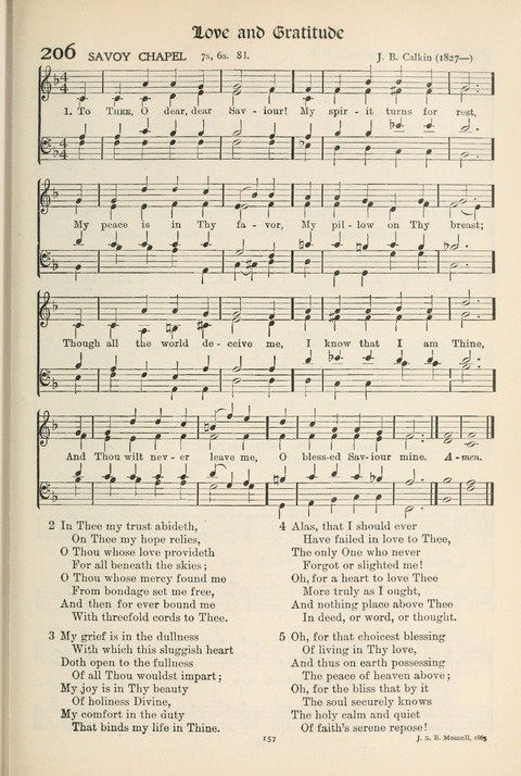 Hymns of Worship and Service: College Edition page 157