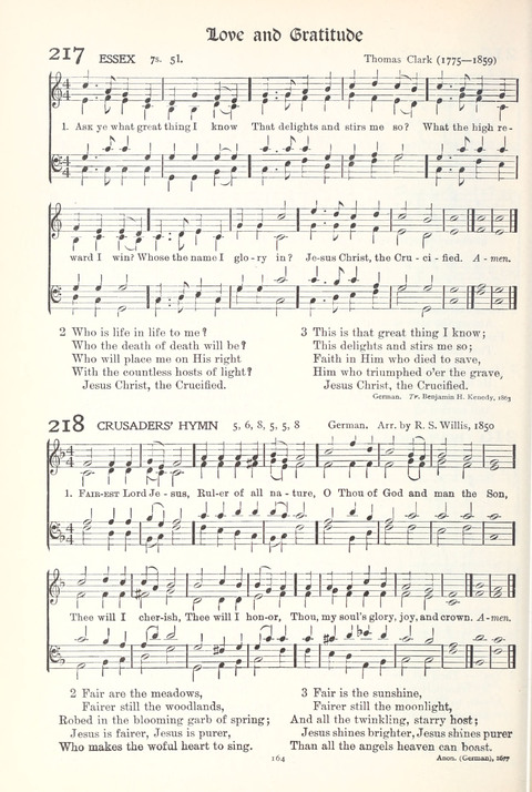 Hymns of Worship and Service: College Edition page 164