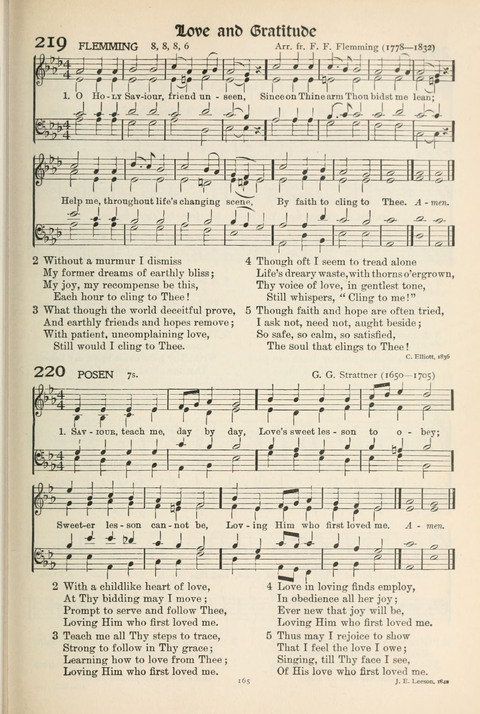 Hymns of Worship and Service: College Edition page 165