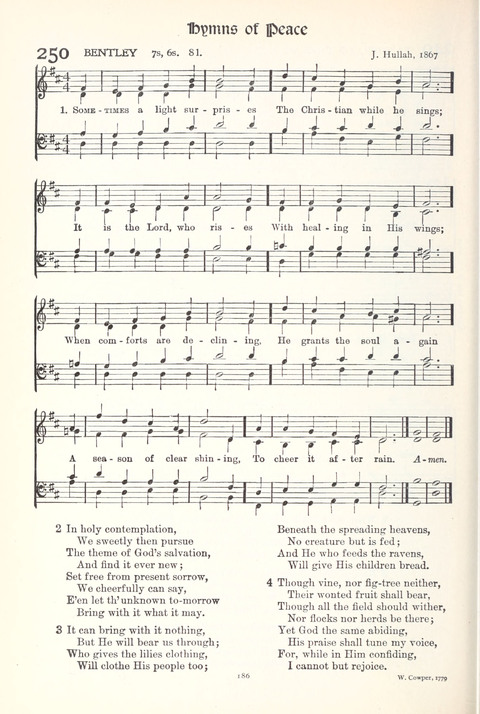 Hymns of Worship and Service: College Edition page 186