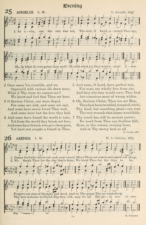 Hymns of Worship and Service: College Edition page 19