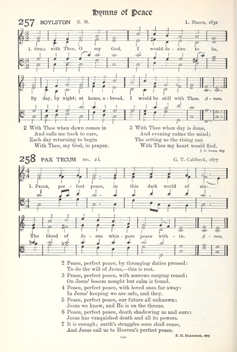 Hymns of Worship and Service: College Edition page 190