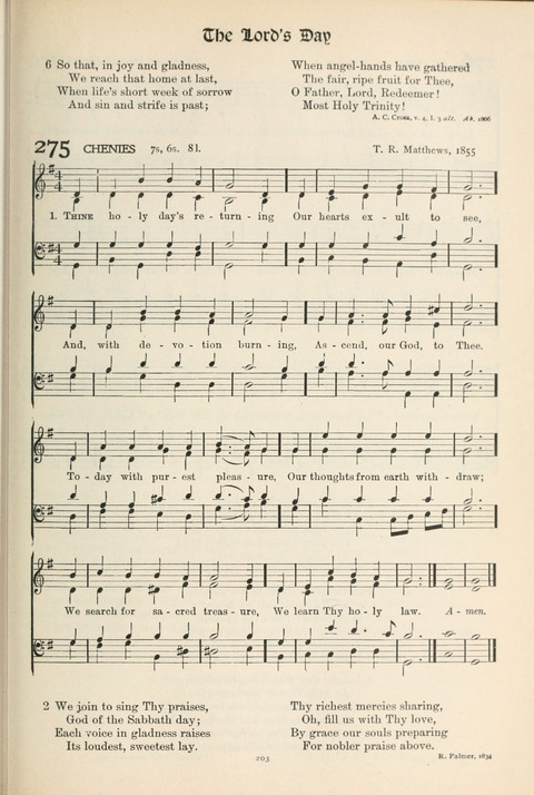 Hymns of Worship and Service: College Edition page 203