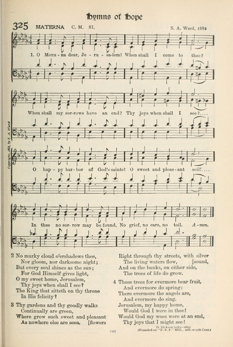 Hymns of Worship and Service: College Edition page 245