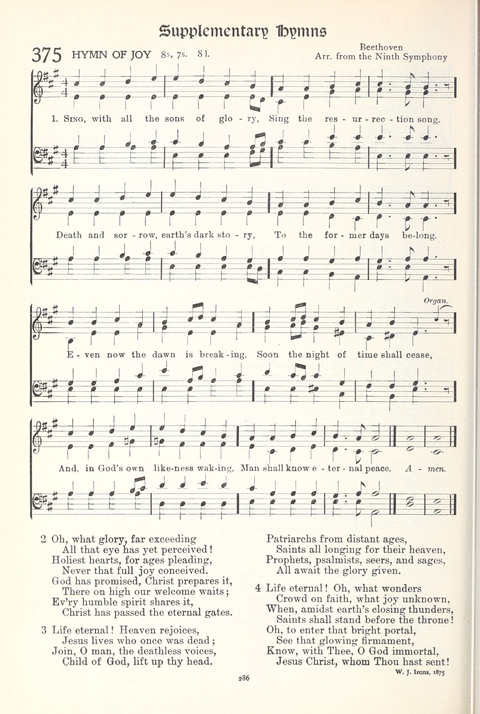 Hymns of Worship and Service: College Edition page 286