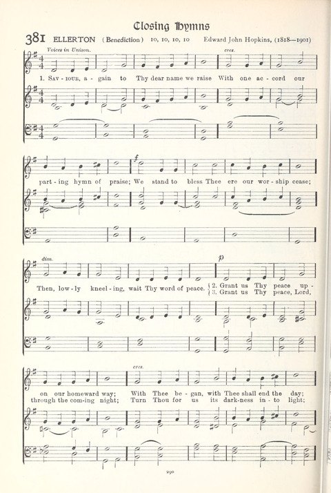 Hymns of Worship and Service: College Edition page 290