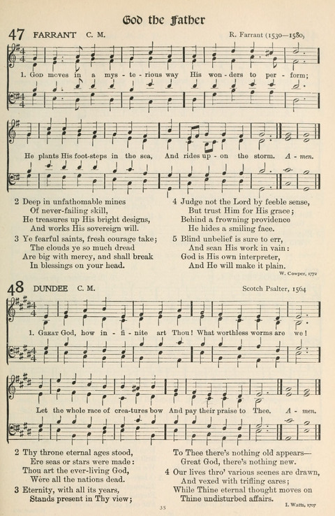 Hymns of Worship and Service: College Edition page 35