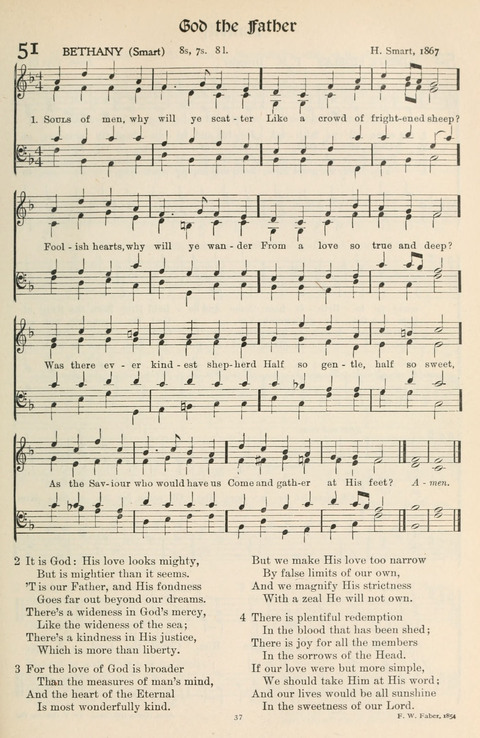 Hymns of Worship and Service: College Edition page 37