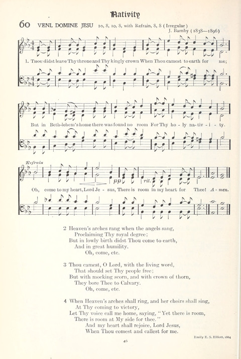 Hymns of Worship and Service: College Edition page 46