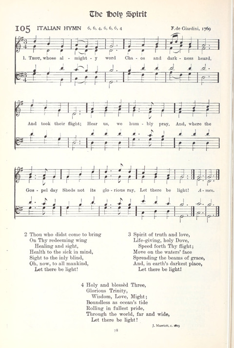 Hymns of Worship and Service: College Edition page 78