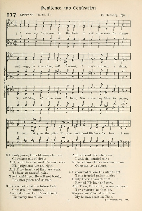 Hymns of Worship and Service: College Edition page 87