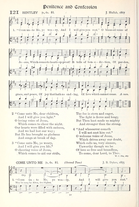 Hymns of Worship and Service: College Edition page 90