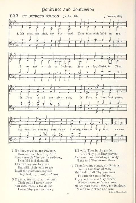 Hymns of Worship and Service: College Edition page 92