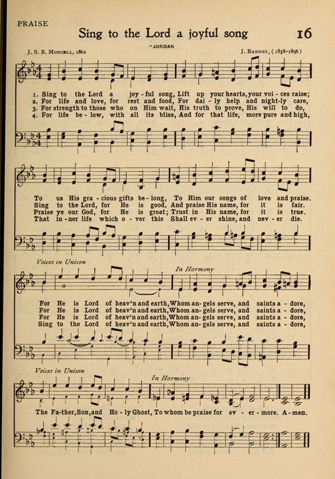 Hymns of Worship and Service: for the Sunday School page 15