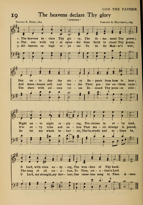 Hymns of Worship and Service: for the Sunday School page 18