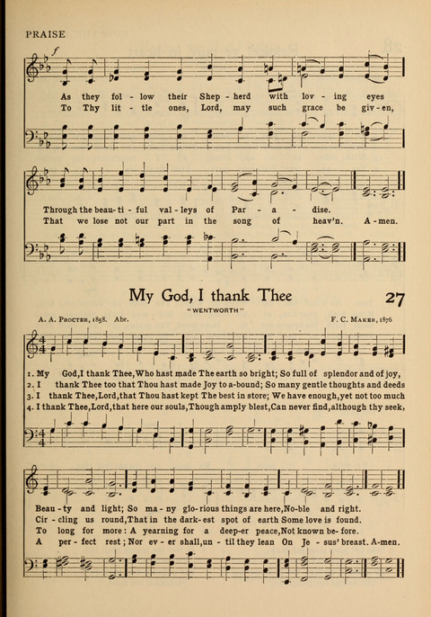 Hymns of Worship and Service: for the Sunday School page 25