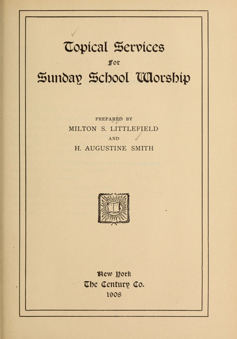 Hymns of Worship and Service: for the Sunday School page 299