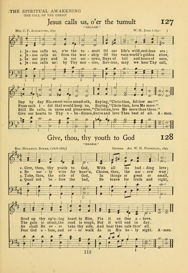 Hymns of Worship and Service: for the Sunday School page 132