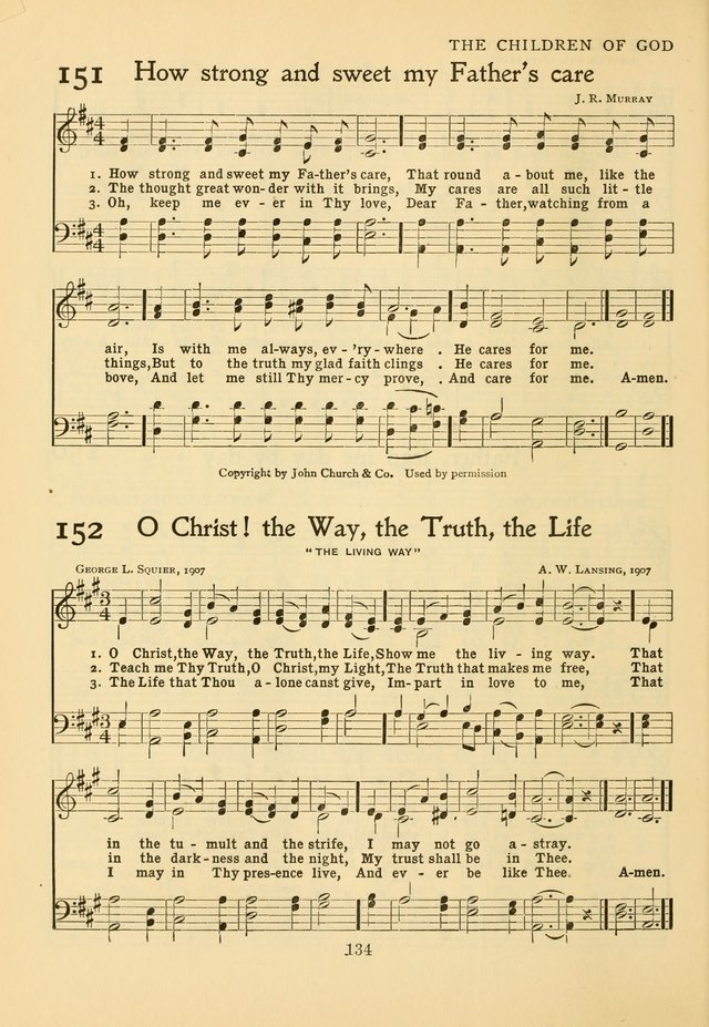 Hymns of Worship and Service: for the Sunday School page 153