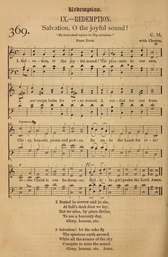 The Hymnal: with tunes old and new page 309