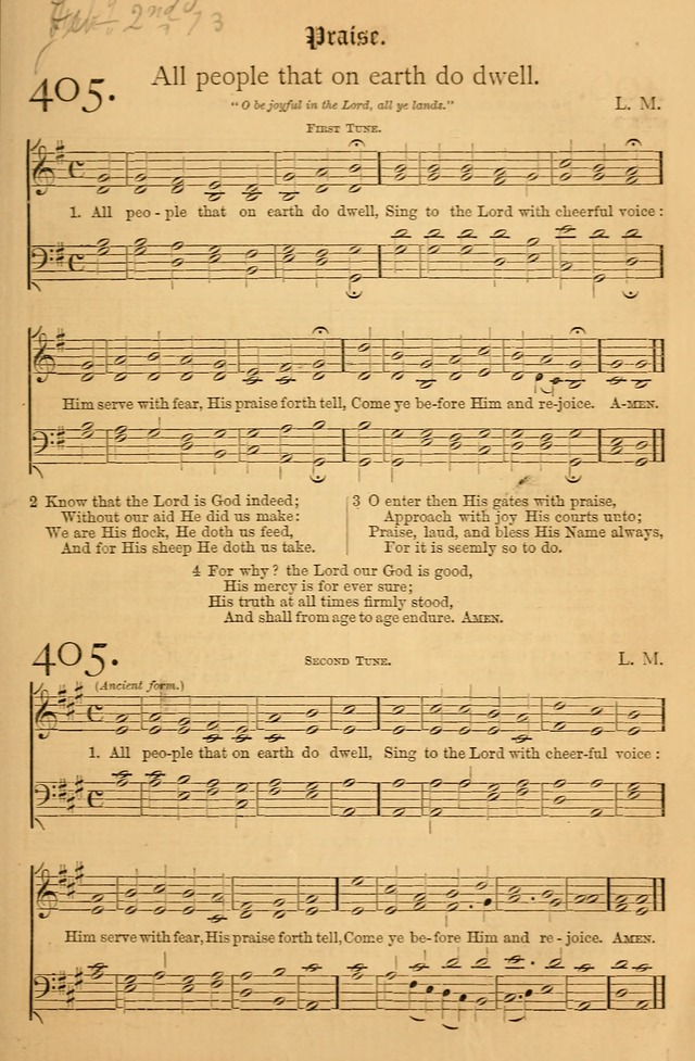 The Hymnal: with tunes old and new page 338