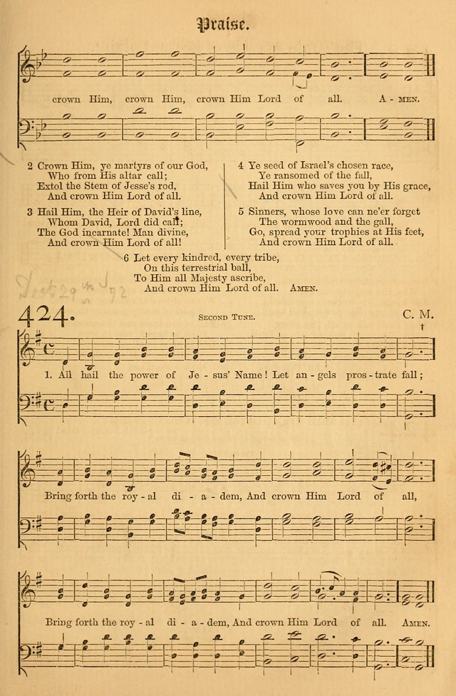 The Hymnal: with tunes old and new page 352