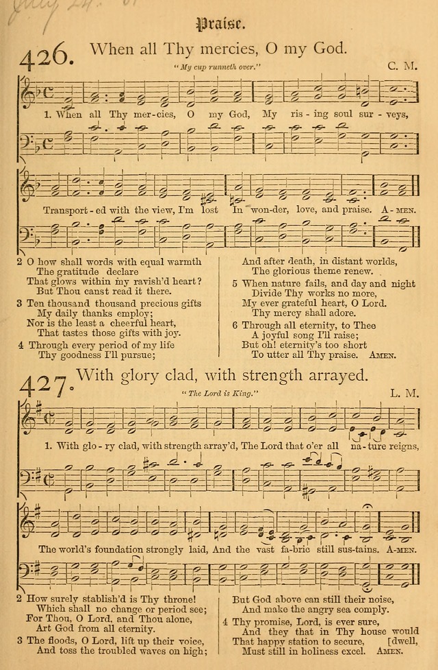 The Hymnal: with tunes old and new page 354