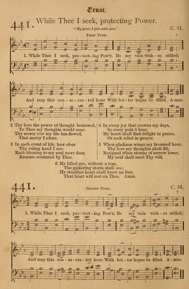 The Hymnal: with tunes old and new page 367