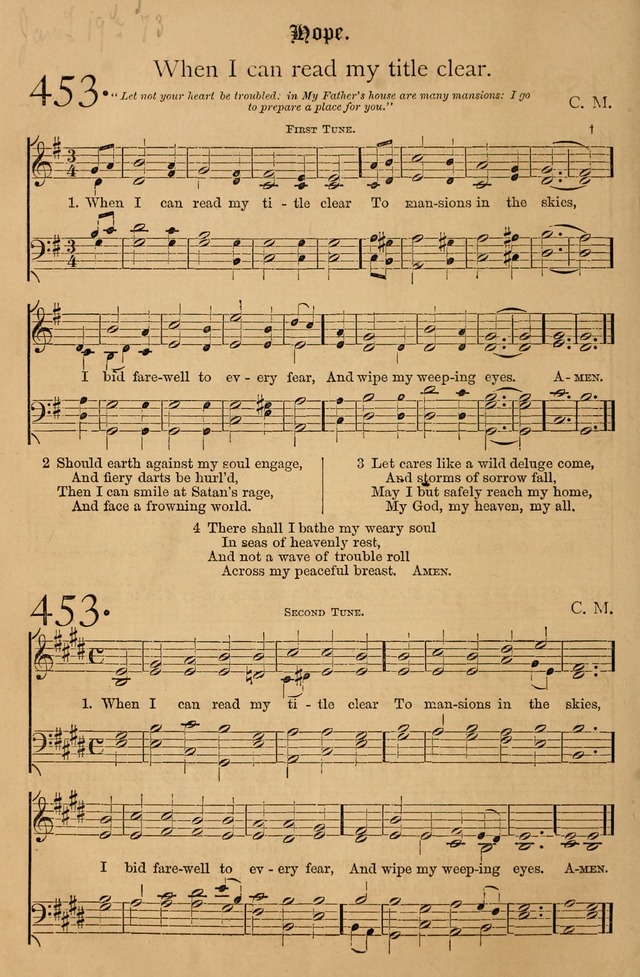 The Hymnal: with tunes old and new page 377