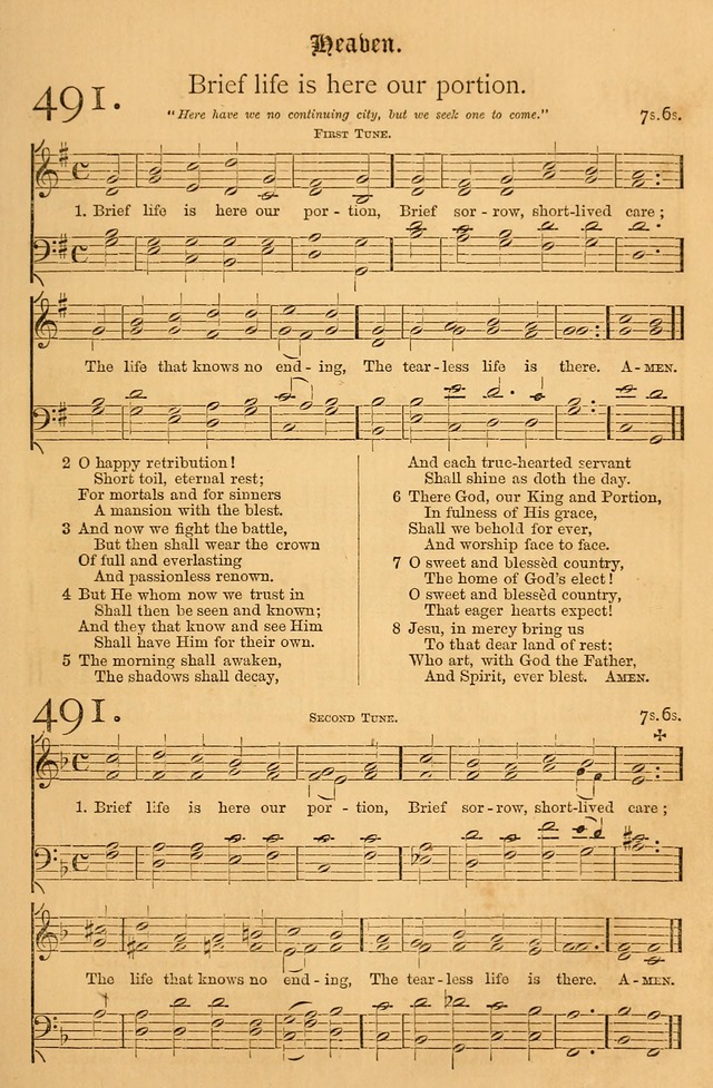 The Hymnal: with tunes old and new page 412