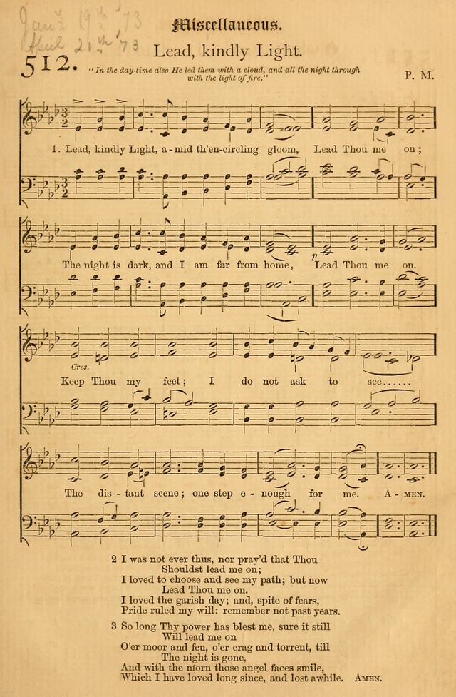 The Hymnal: with tunes old and new page 434