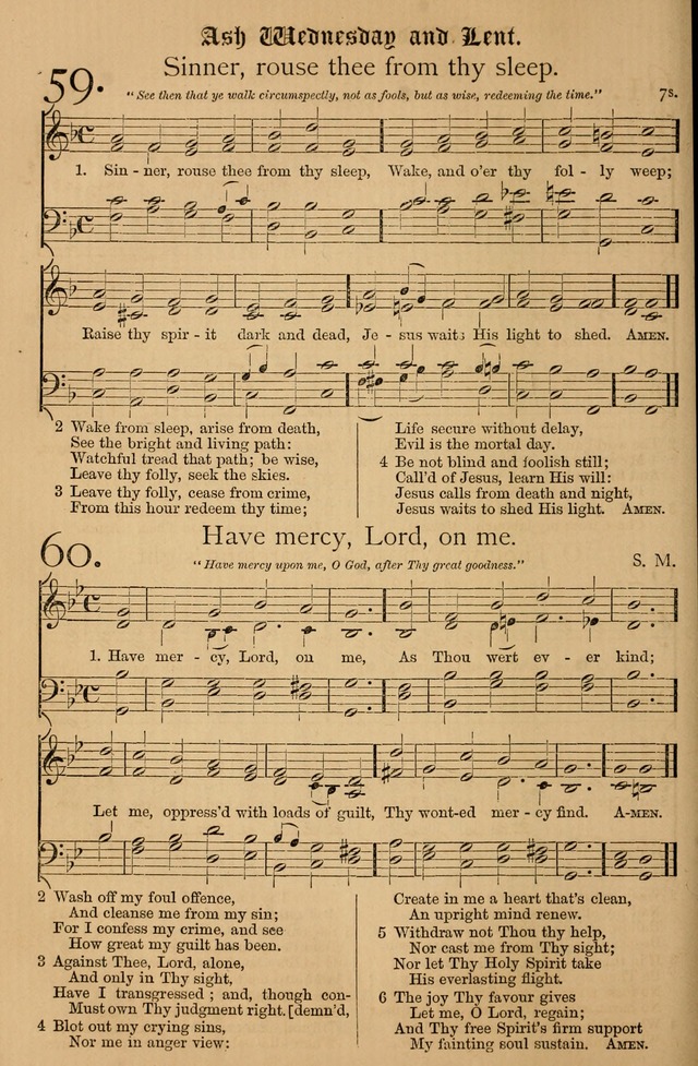 The Hymnal: with tunes old and new page 63