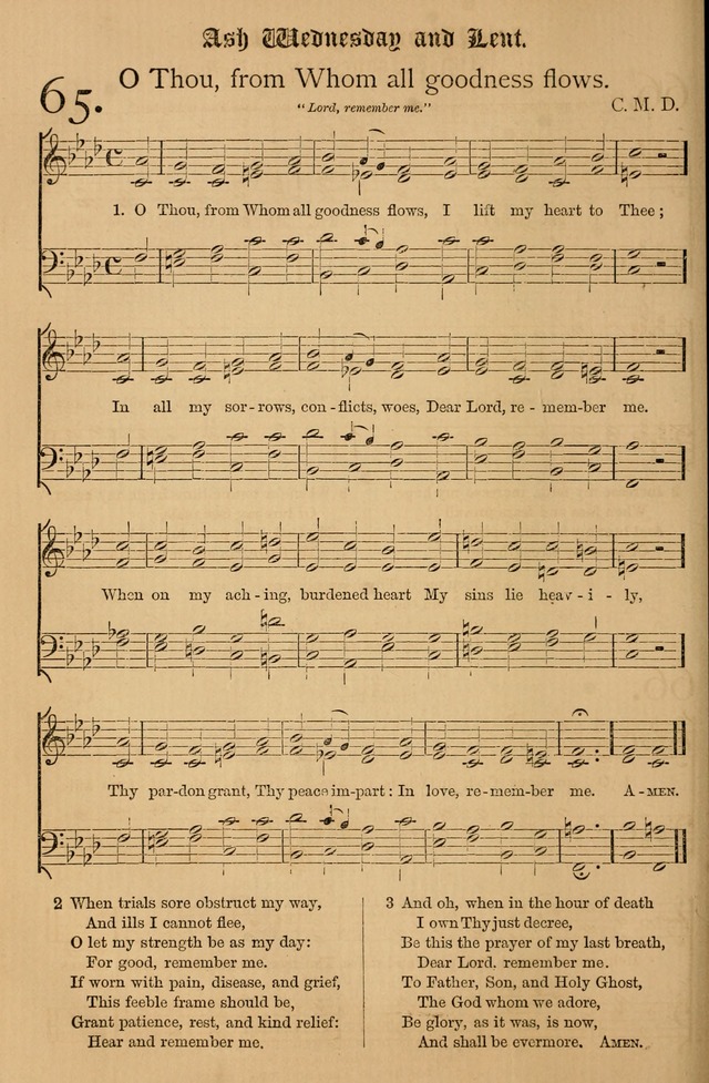 The Hymnal: with tunes old and new page 67