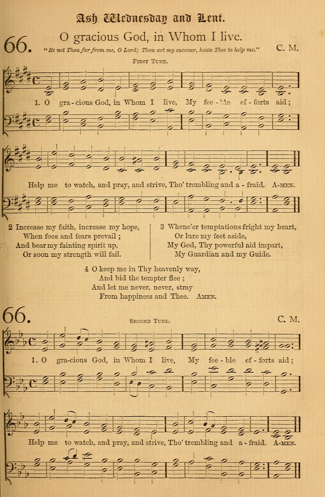 The Hymnal: with tunes old and new page 68