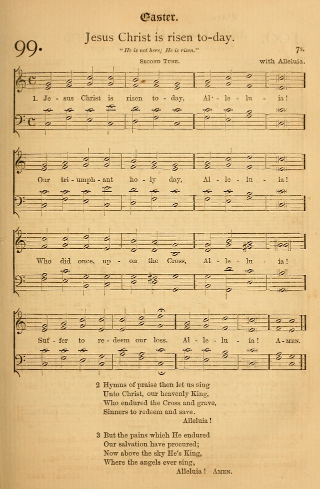 The Hymnal: with tunes old and new page 98