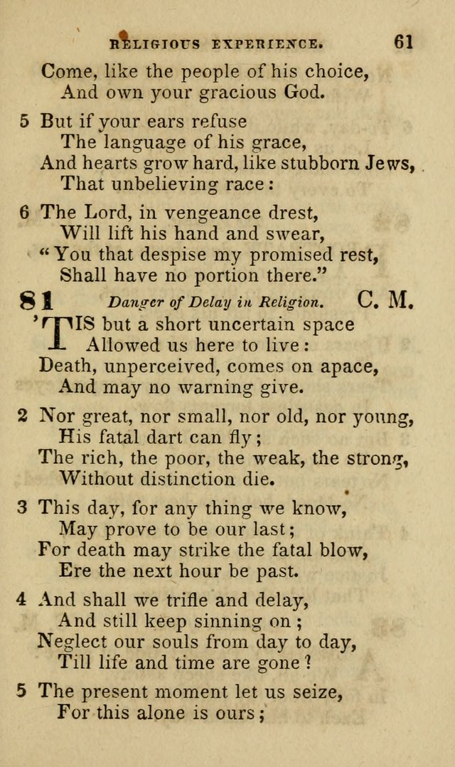 Hymns for Youth, Suitable to be Used in Sabbath and Parochial Schools page 72