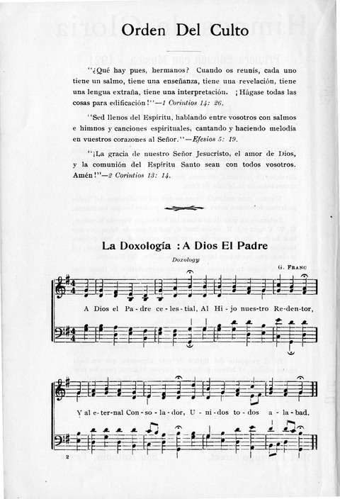 Himnos de Gloria page 1