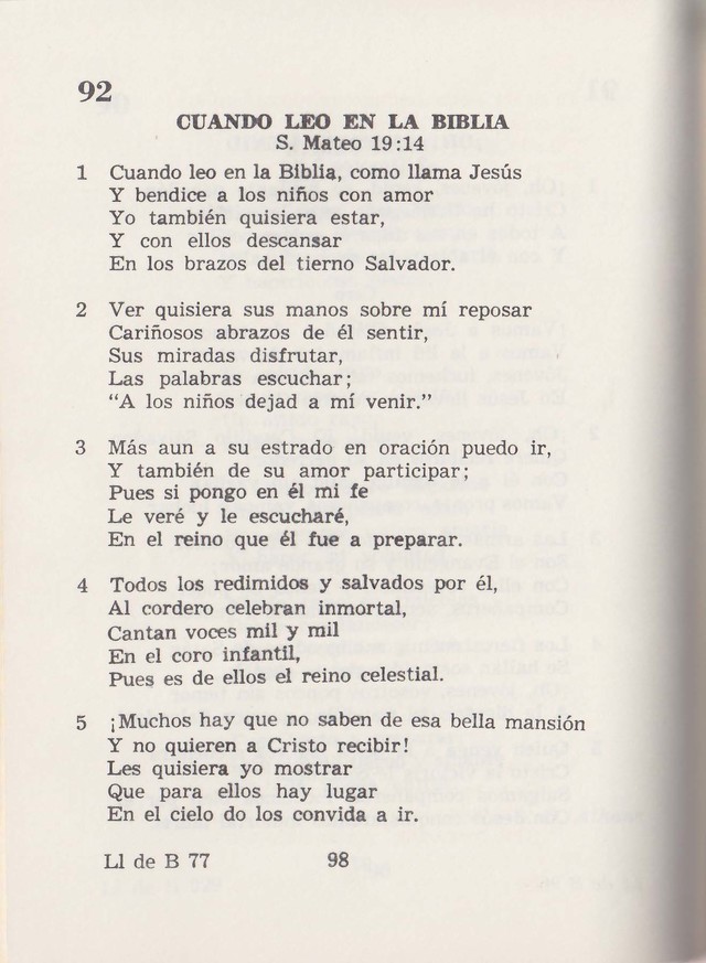 Himnos de Gloria: Edicion Segunda page 98