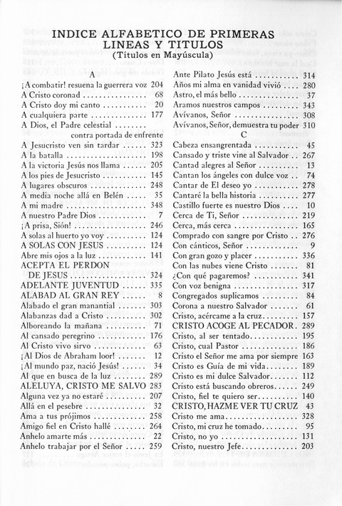 Himnos de la Vida Cristiana page 368